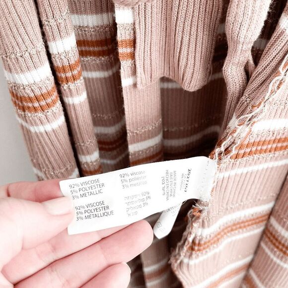 NWOT Black Tape Womens Striped Open Front Cardigan Sweater Multicolor Small - Picture 10 of 11